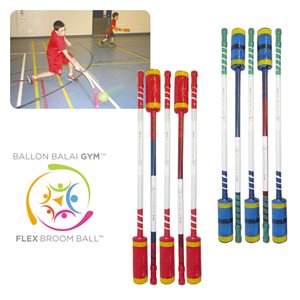 Ensemble de 10 bâtons de Ballon Balai Gym™ 