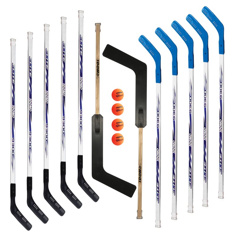 Ensemble de bâtons de hockey Joueurs et gardiens DOM ELITE E93 de série STF 153 cm (60")